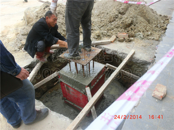 珠海充電站雨棚膜結(jié)構(gòu)基礎施工中……