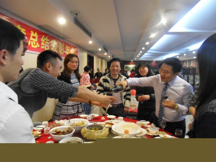 致燁興膜結構公司2014年辛苦付出的同事