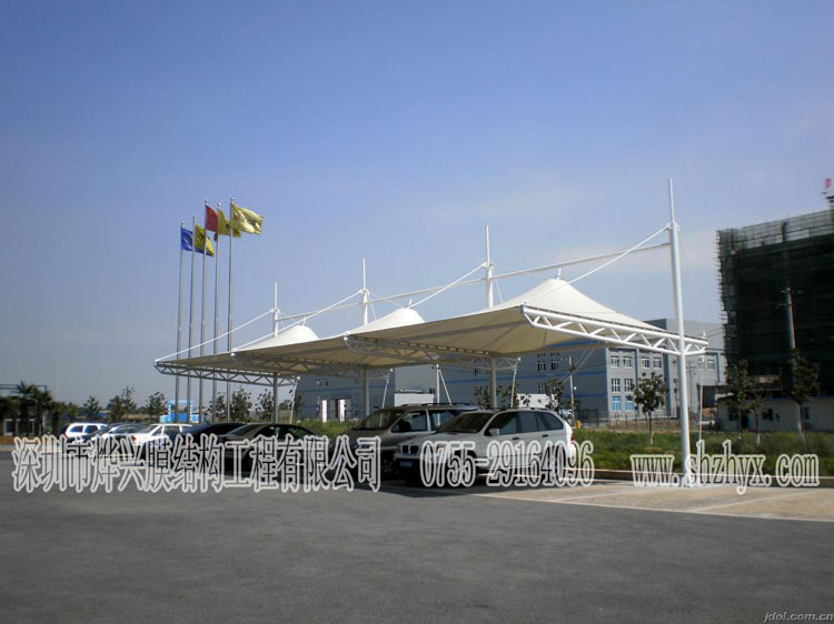 膜結構車棚的打造潮流來襲，震撼全球